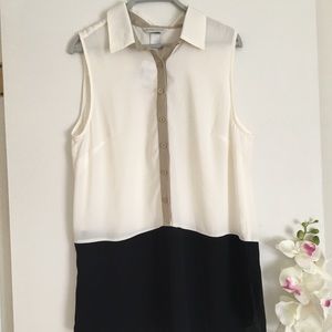Christopher & banks Formal sleeveless top, size L